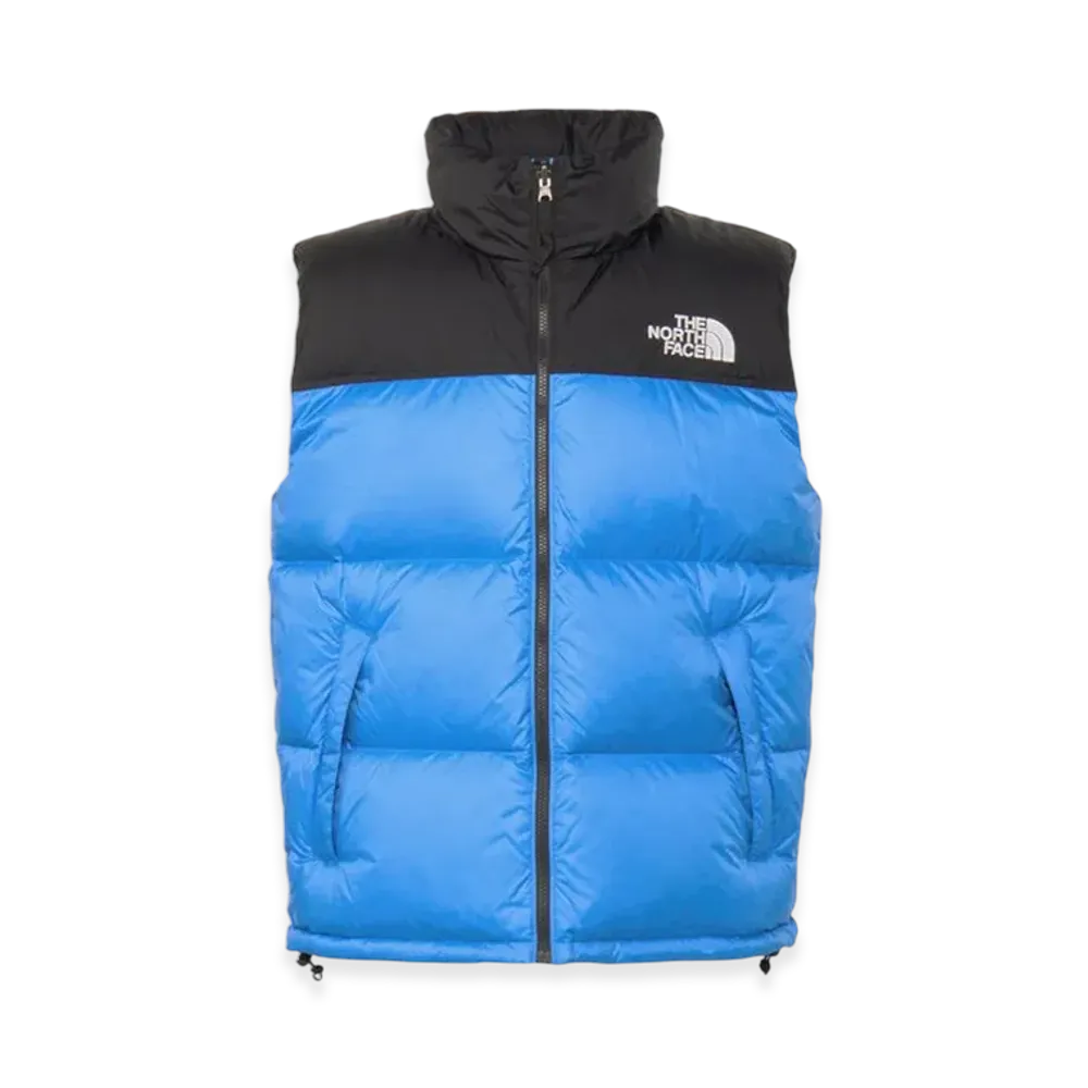 The North Face Nuptse Vest "Black/Clear Lake Blue"