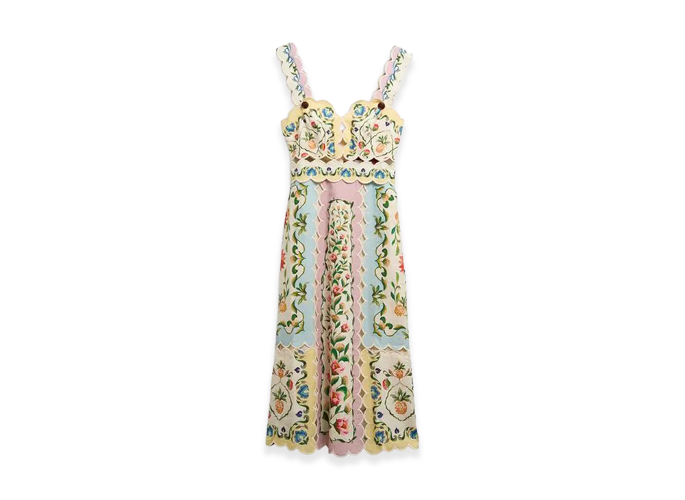 Barbour x FARM Rio Women's Petal Dress "White"