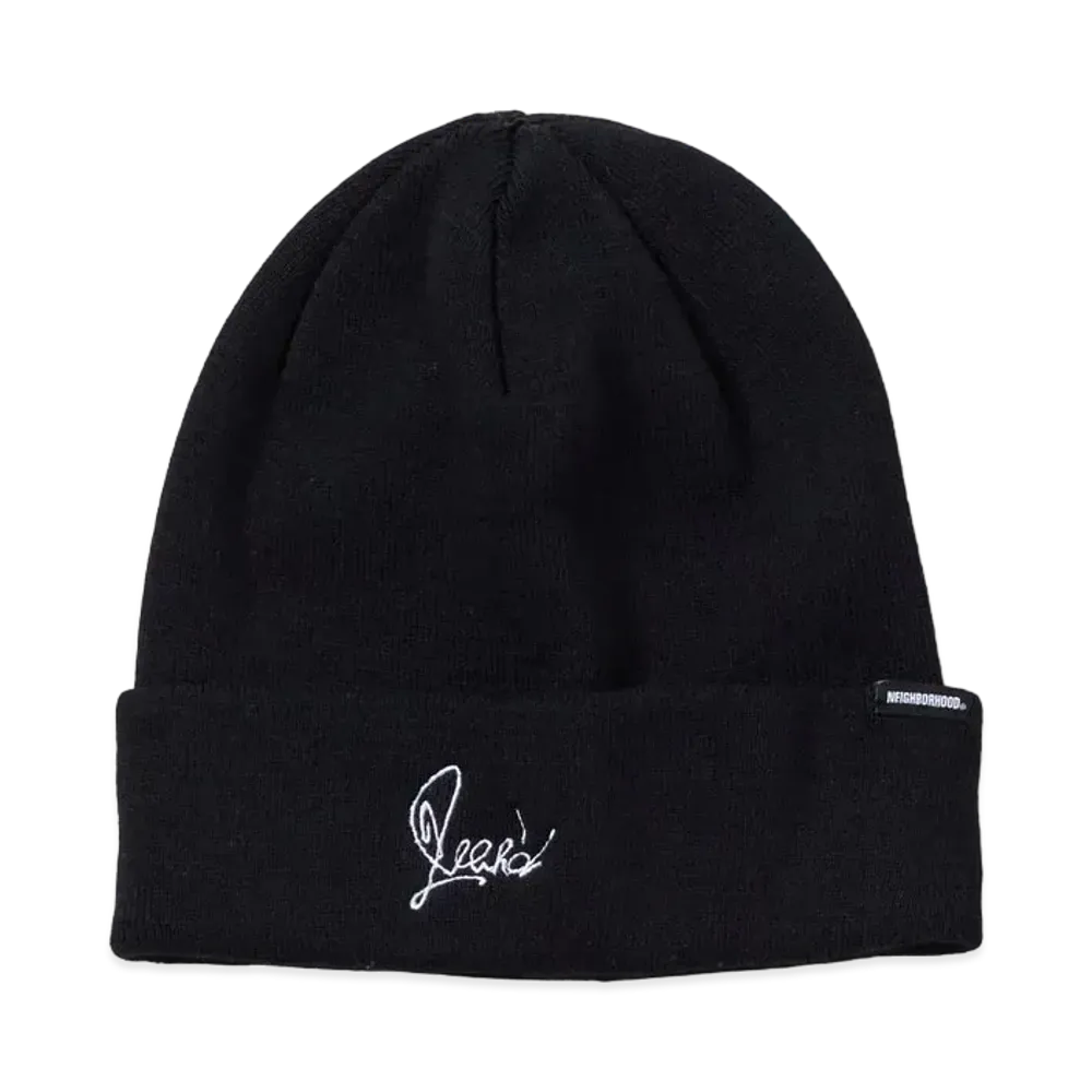 NEIGHBORHOOD BEANIE / EC-CAP "Black"