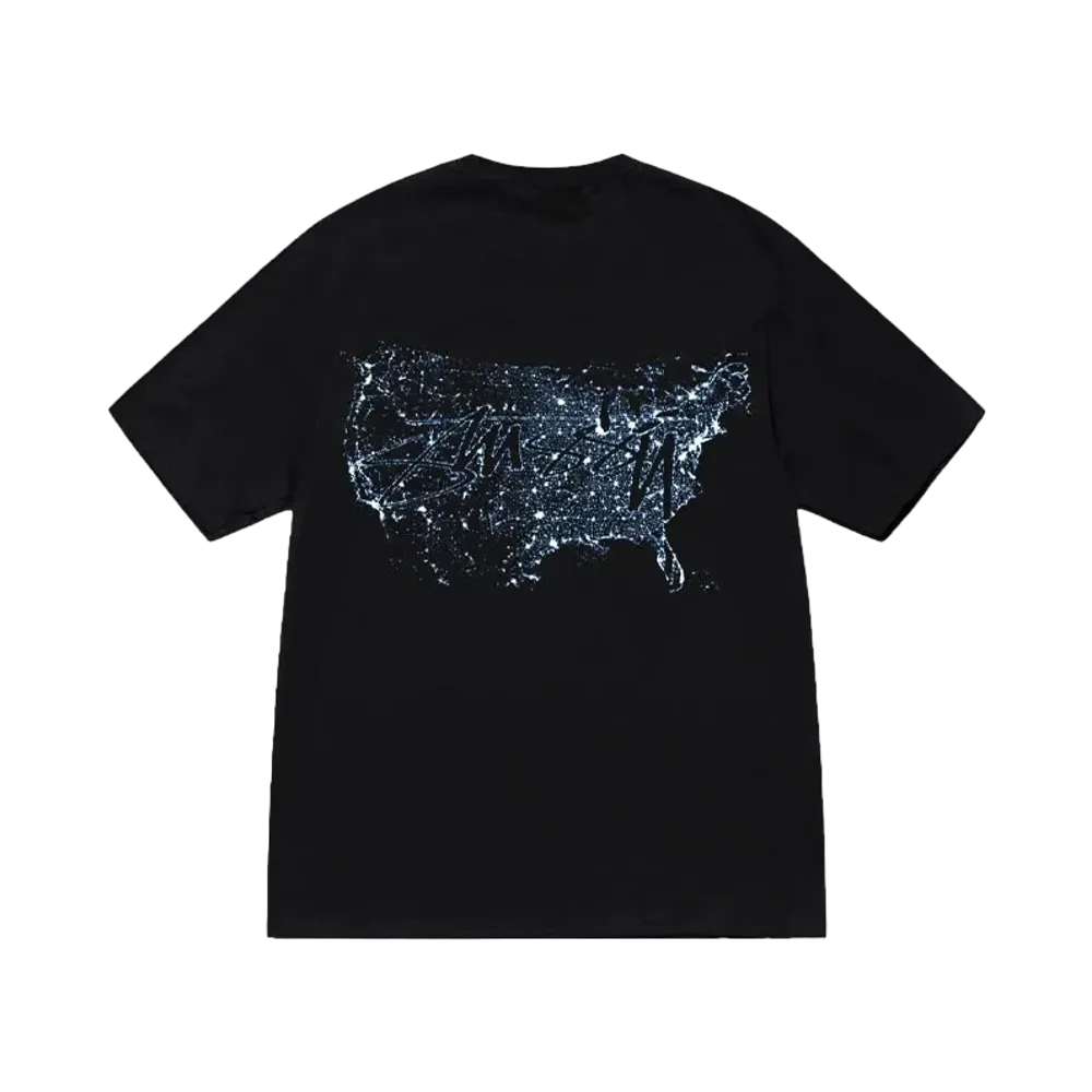 Stussy Night Lights Tee "Black"