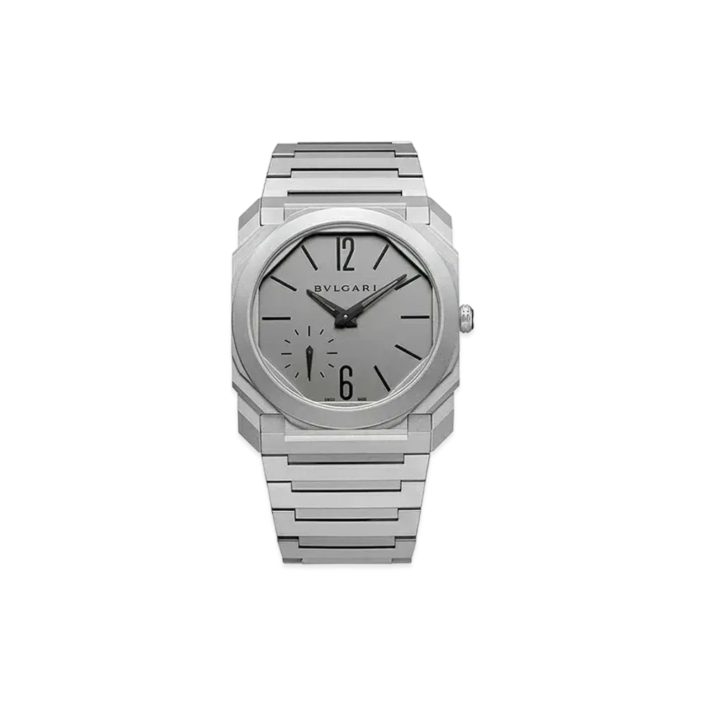 BVLGARI  Octo Finissimo Watch "Gray"