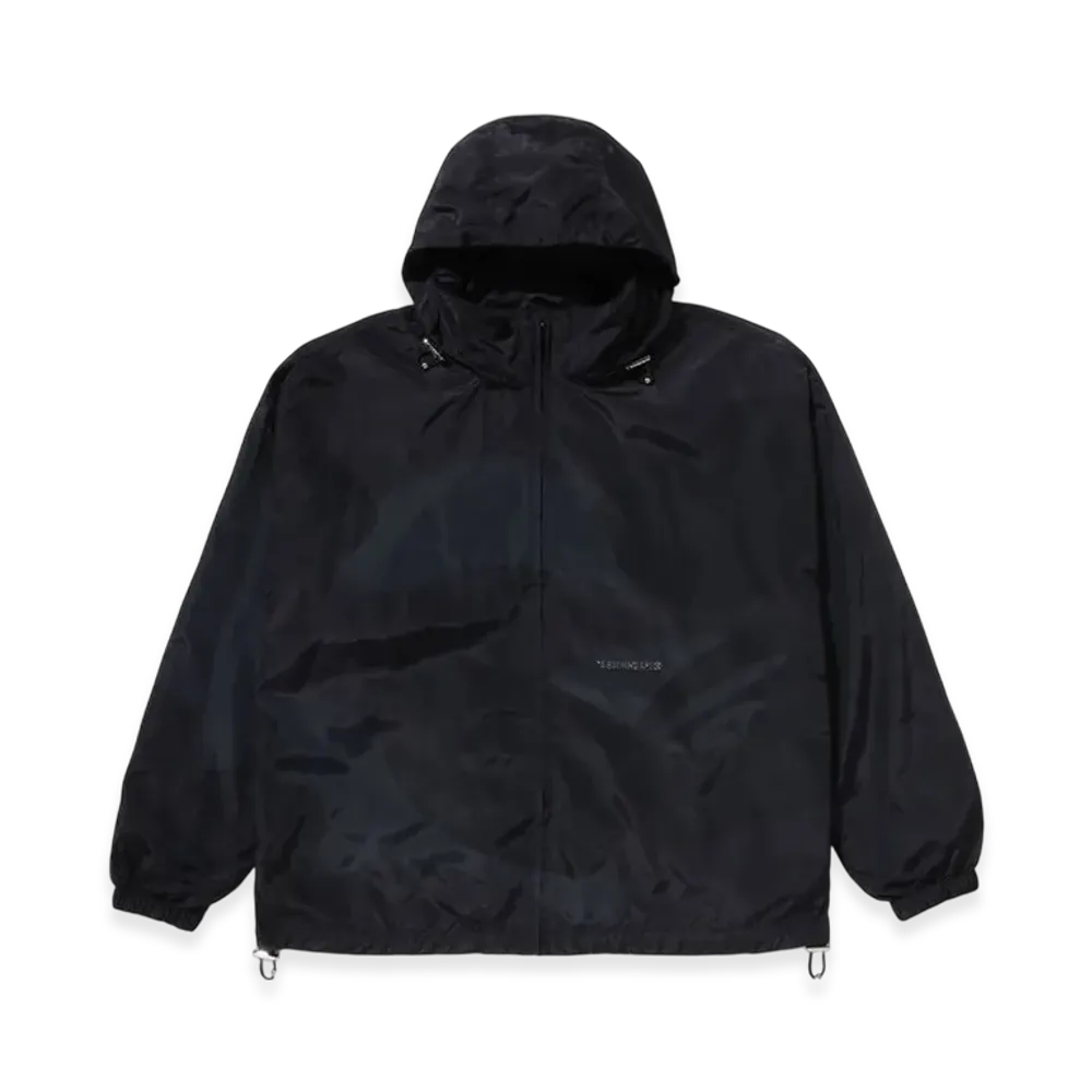 A BATHING APE Color Camo Stand Collar Hooded Jacket "Black"