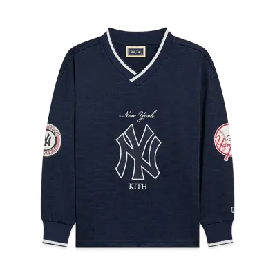 Kith x The New York Kids Yankees Monogram Malik Jersey "Nocturnal"