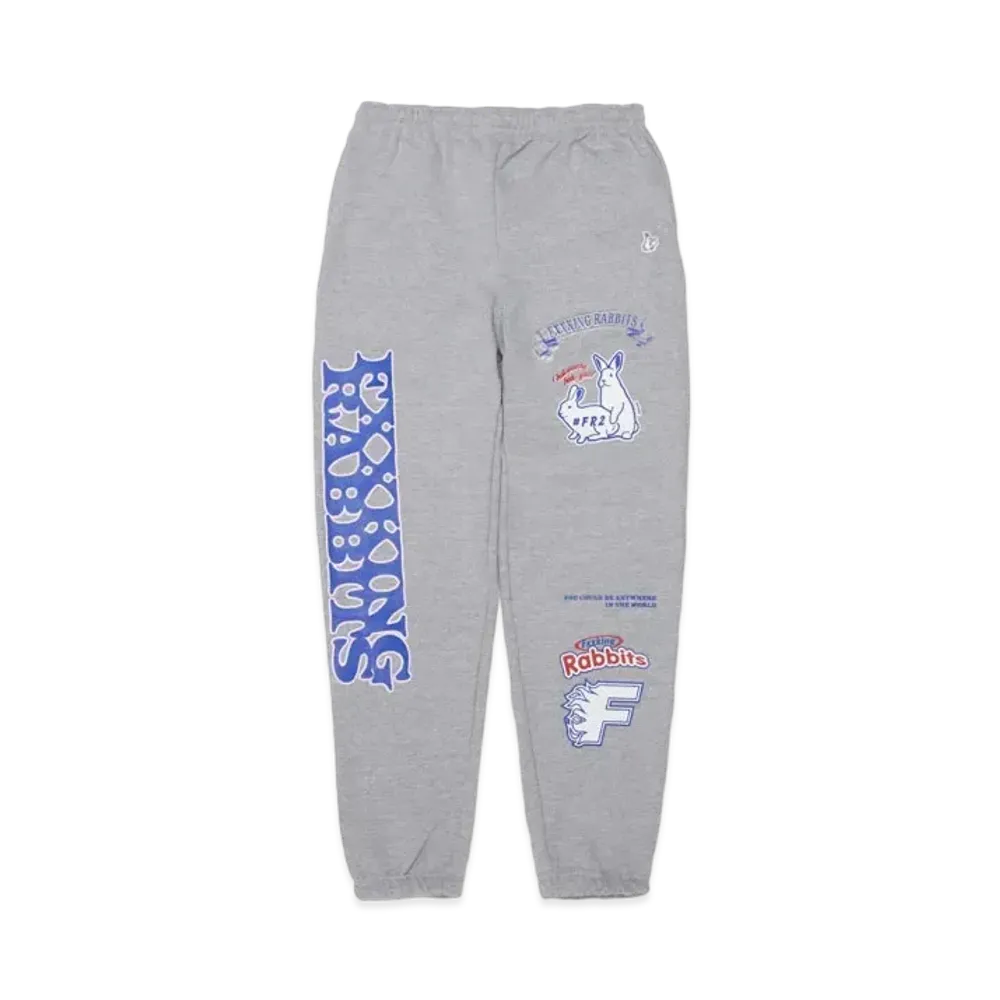 FR2 Playing Rabbits Sweat Pants "Gray"