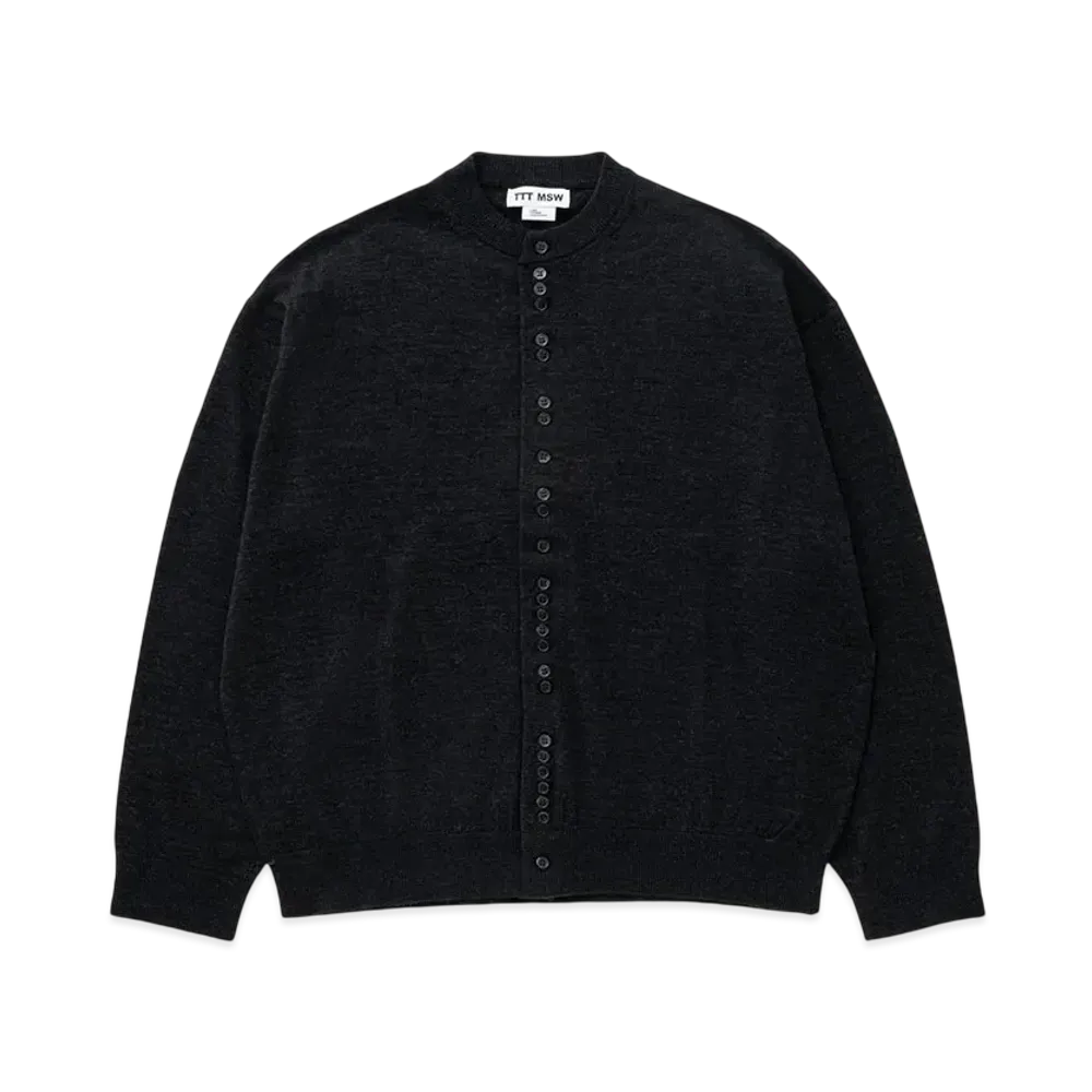 TTT MSW Crew Neck Cardigan "Black"