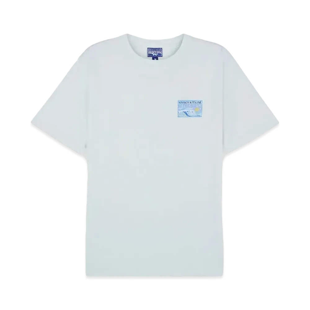 Maison Kitsune x Vilebrequin Comfort Fit T-Shirt "Ice Blue"
