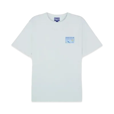 Maison Kitsune x Vilebrequin Comfort Fit T-Shirt "Ice Blue"