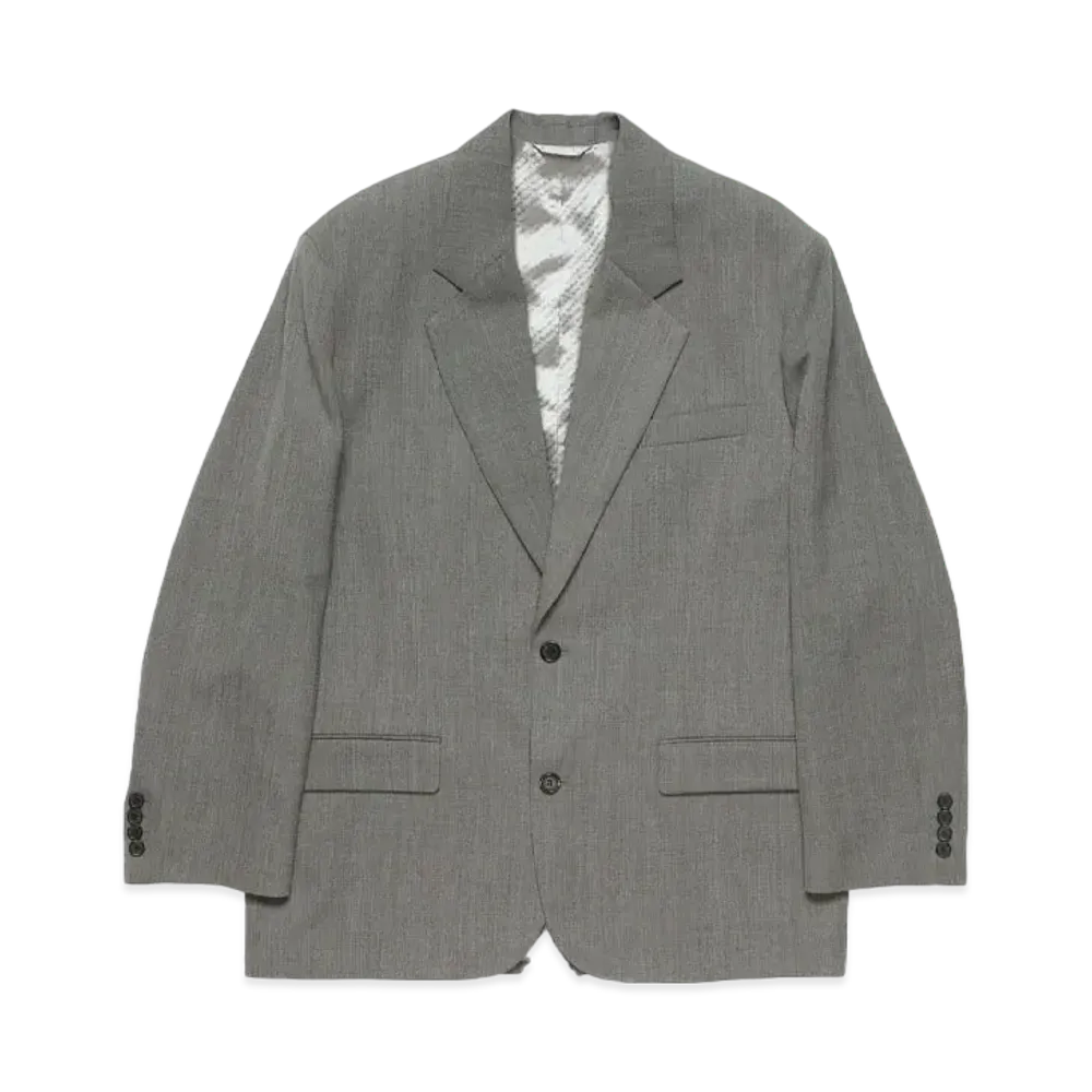 Acne Studios Relaxed Fit Suit Jacket "Grey Melange"