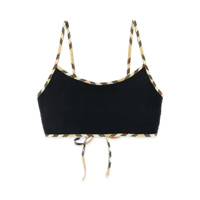 Burberry Women's Starla Bikini Top "Black"