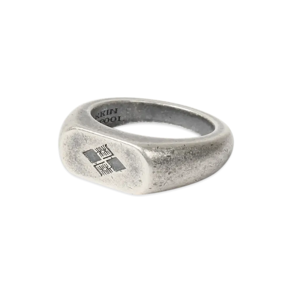 APHRODITEGANG GAKKIN x BUDSPOOL Signet Ring "Silver"