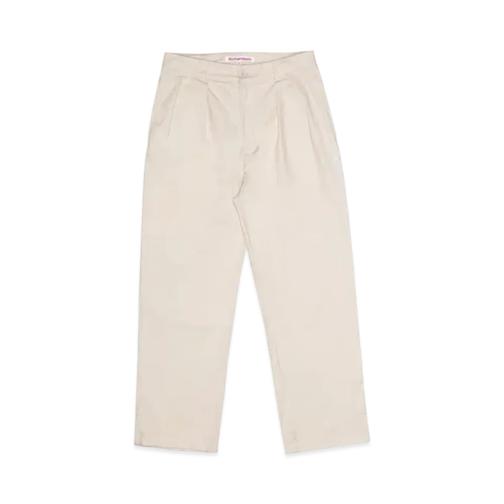 Richardson Pleated Chinos "Ecru"