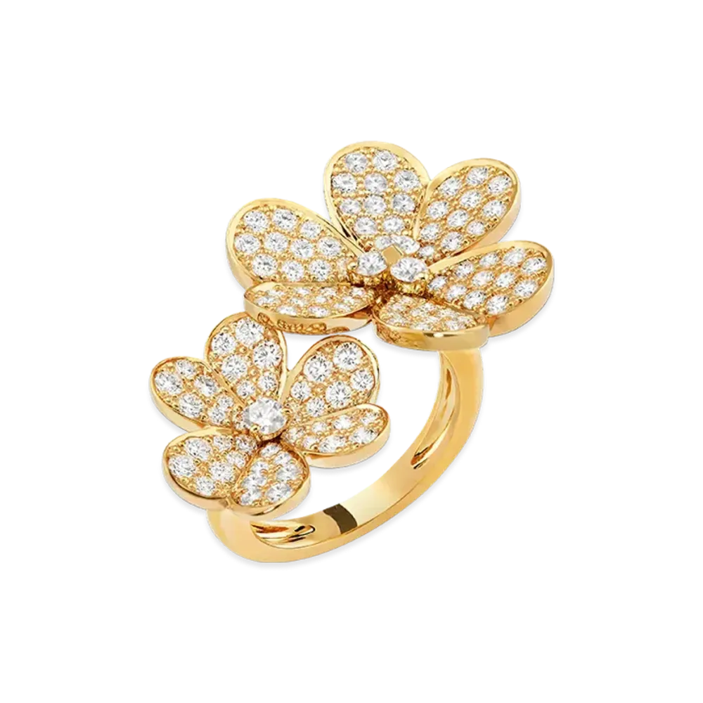 Van Cleef & Arpels Frivole Entre les Doigts ring "18K Yellow gold/Diamond"