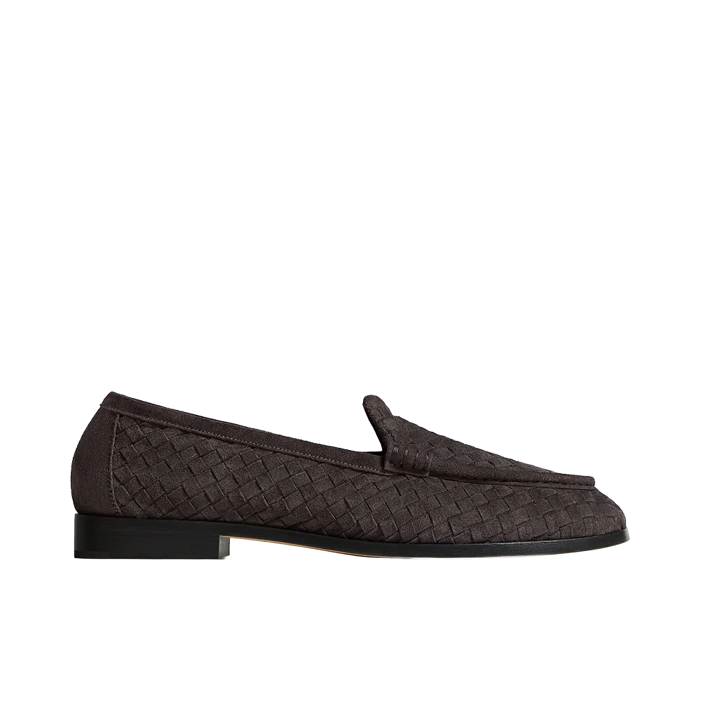 Bottega Veneta Silenzio Loafers "Espresso"