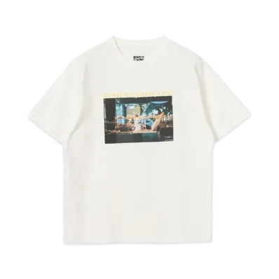 B:MING by BEAMS x PUPPET SUNSUN / Fade Photo Print T-Shirt Bread "OffWhite"