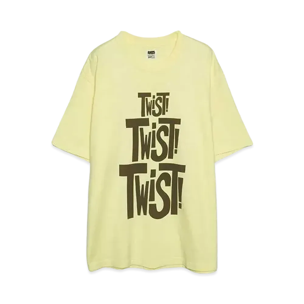 RATS TWIST TEE "L . YELLOW"