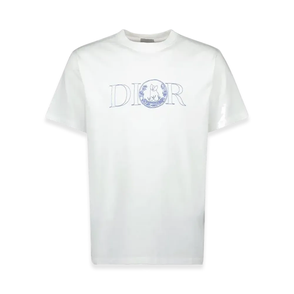 Dior x Hylton Nel Logo Print Crewneck T-Shirt "White"