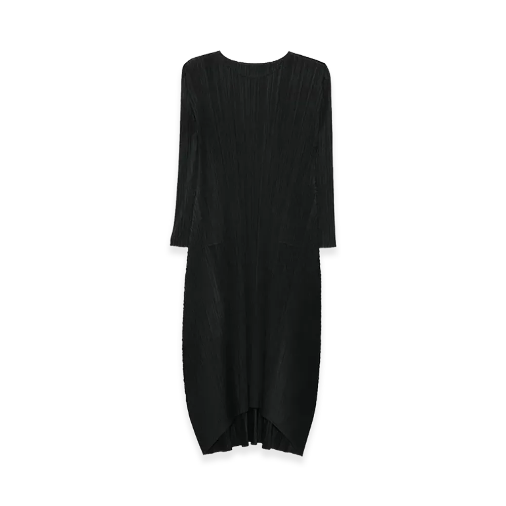 PLEATS PLEASE ISSEY MIYAKE Women's Monthly Colors October Dress "Black"