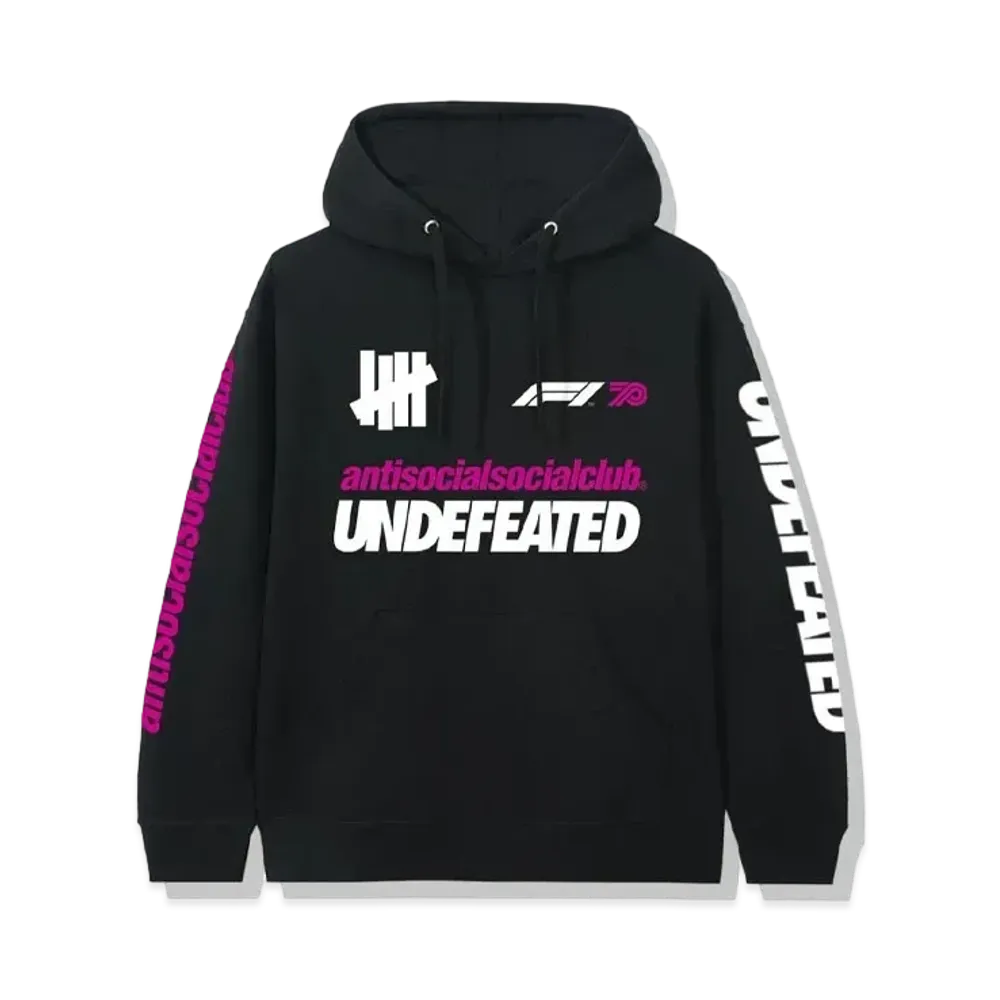ANTI SOCIAL SOCIAL CLUB UNDFTD x F1 Hoodie "Black" (SS20)