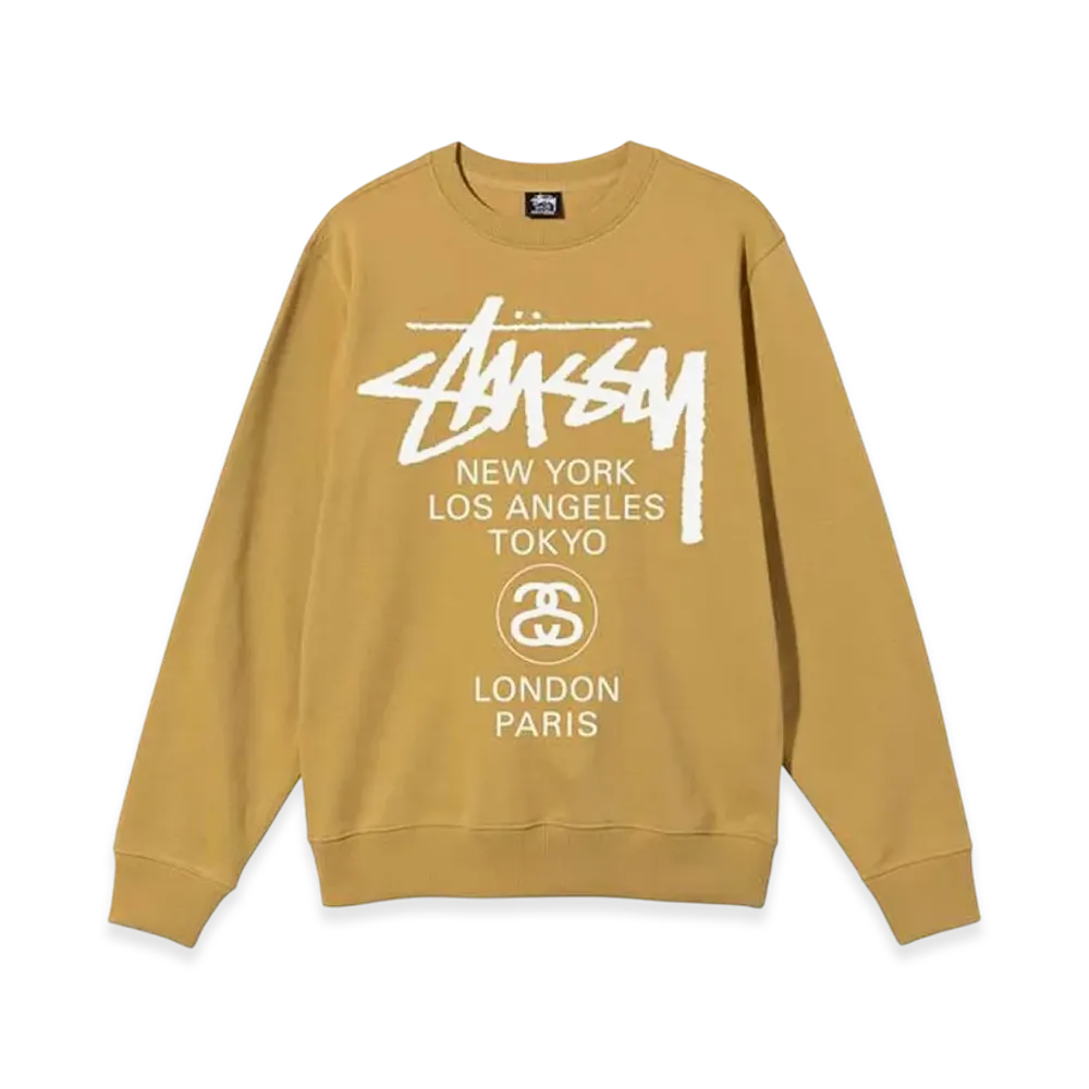 Stussy World Tour Crew 2021 "Khaki"