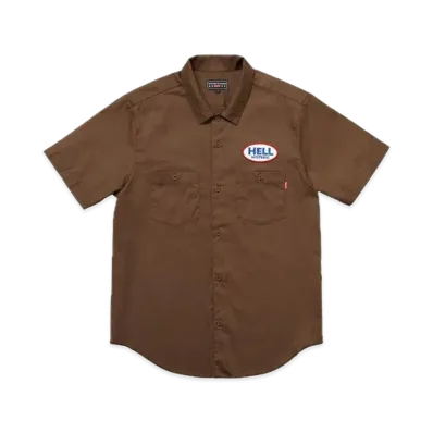 Supreme x HYSTERIC GLAMOUR S/S Work Shirt "Brown"