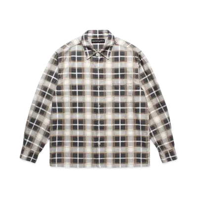 WACKO MARIA Check Flannel Shirt "Chrcoal"