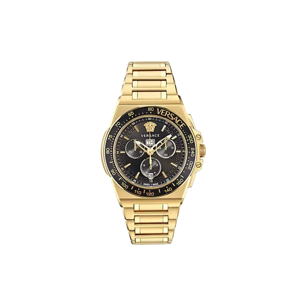 Versace Greca Extreme Chrono Watch "Gold"