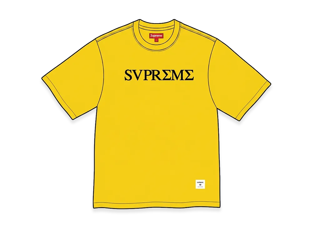 Supreme Greek S/S Top "Yellow"