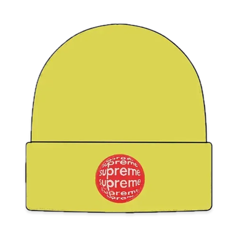 Supreme Lenticular Patch Beanie "Lime"