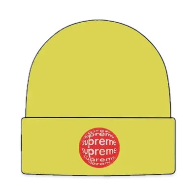 Supreme Lenticular Patch Beanie "Lime"
