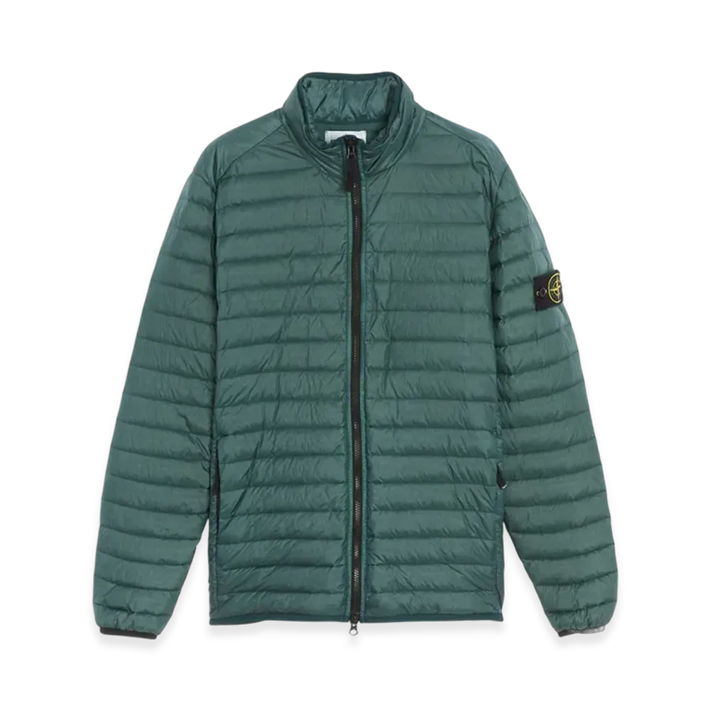 Stone Island 41524 Packable Loom Woven Chambers R-Nylon Down TC Jacket - 23SS "Bottle Green"