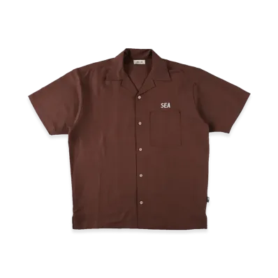 WIND AND SEA Sea Linen Shirt "Brown"