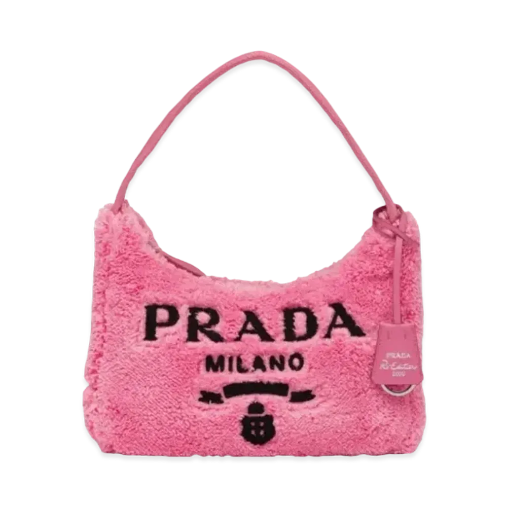 PRADA Re Edition 2000 Terry Mini Bag "Petal Pink"