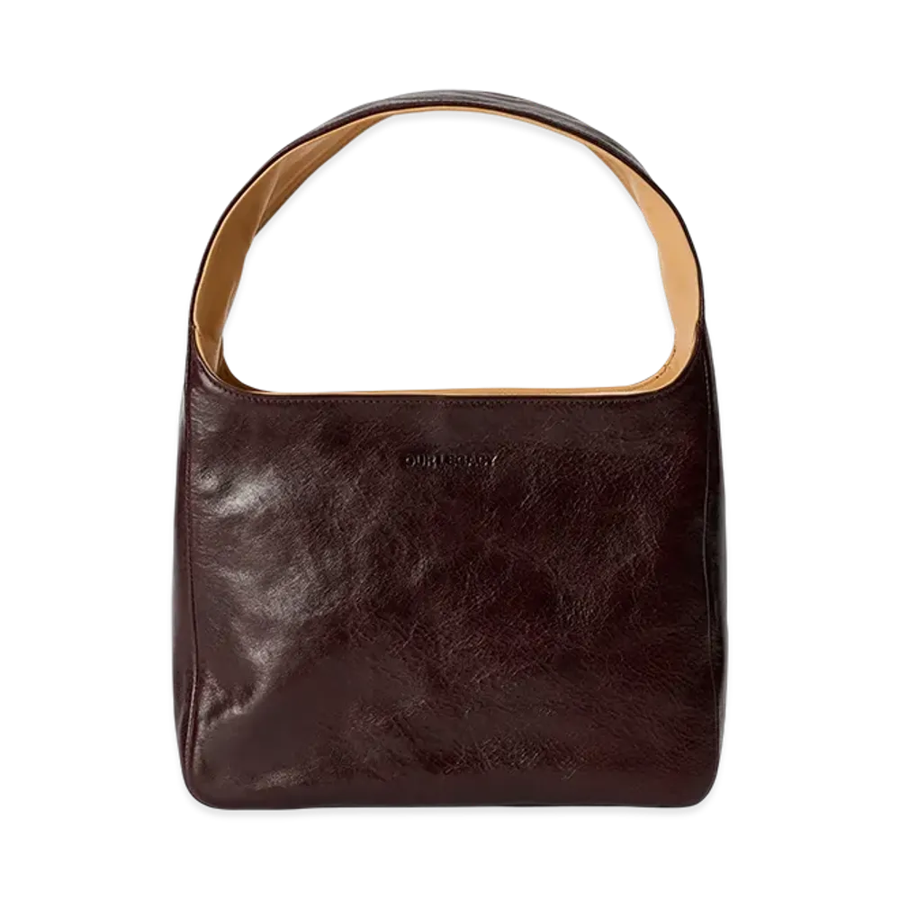 OUR LEGACY Brick Bag "Deep Abyss Red Leather"