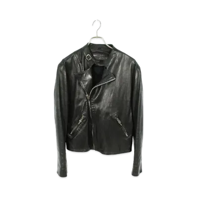 Chrome Hearts Gunslinger Belt Semi Double Riders Leather Jacket "Black"