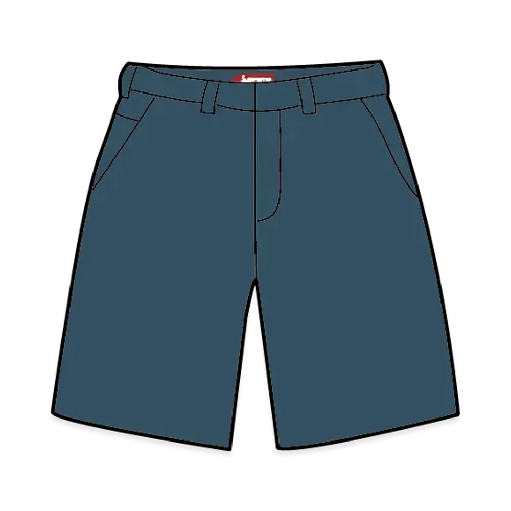Supreme Work Short "Light Navy" (25SS)