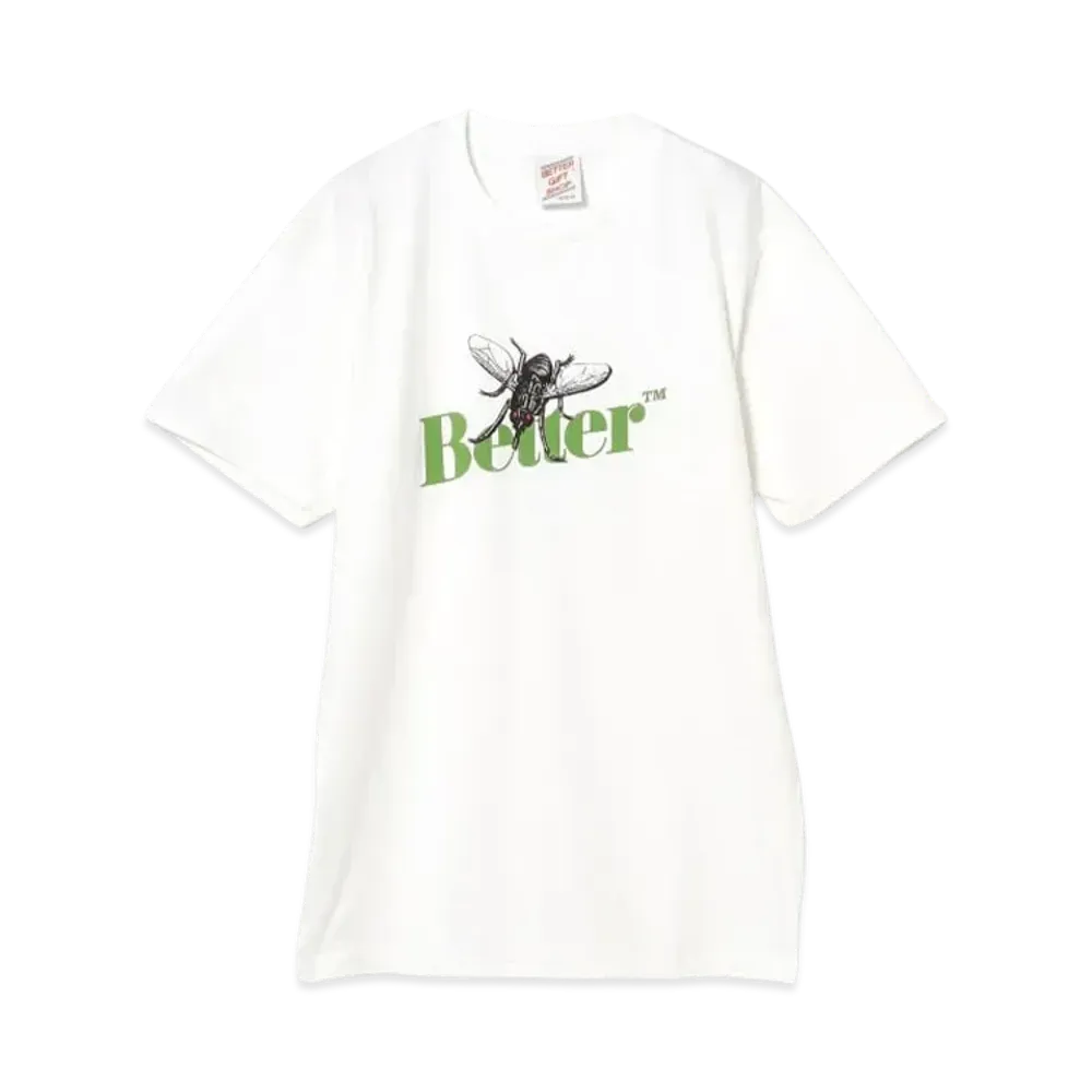 BEAMS x Better (TM) Gift Shop Fly Tee "White"
