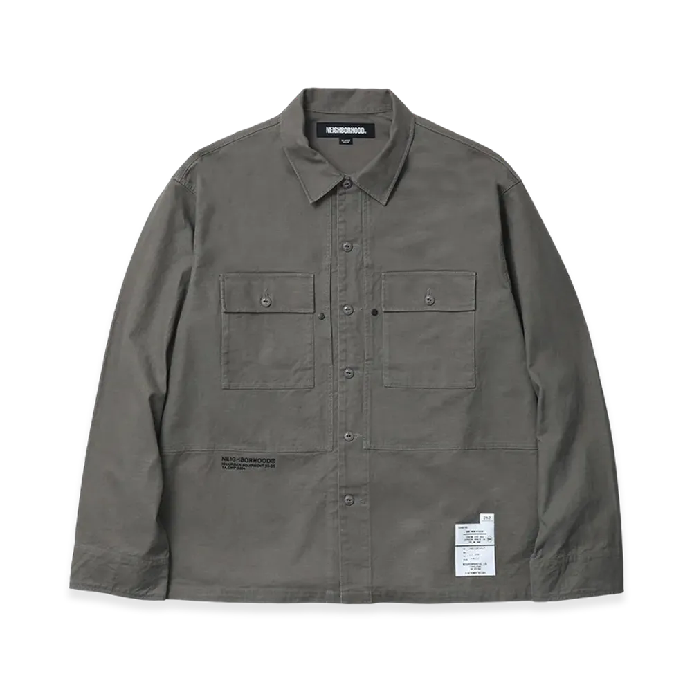 NEIGHBORHOOD Fatigue Shirt LS "Gray"