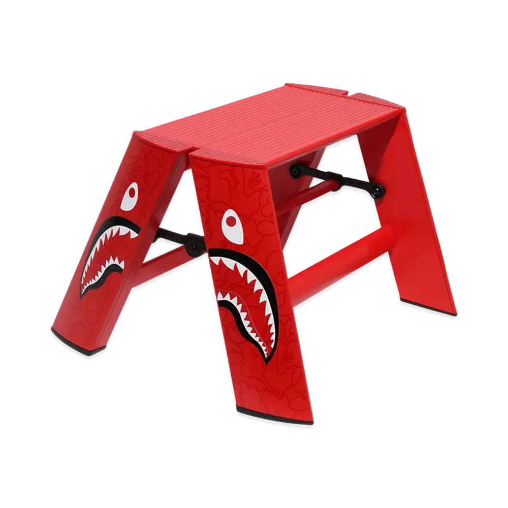 A BATHING APE x lucano SHARK 1STEP "Red"