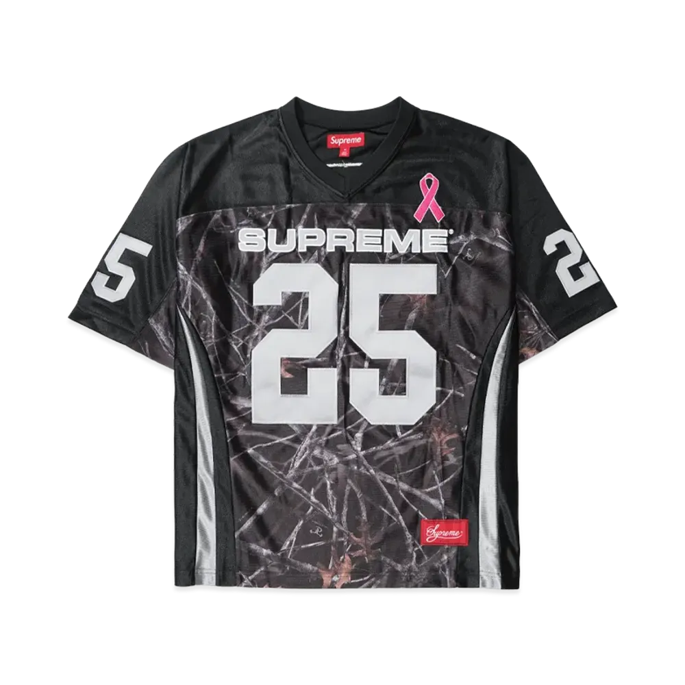 Supreme Breast Cancer Awareness Football Jersey "Black"