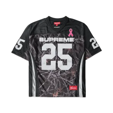 Supreme Breast Cancer Awareness Football Jersey "Black"