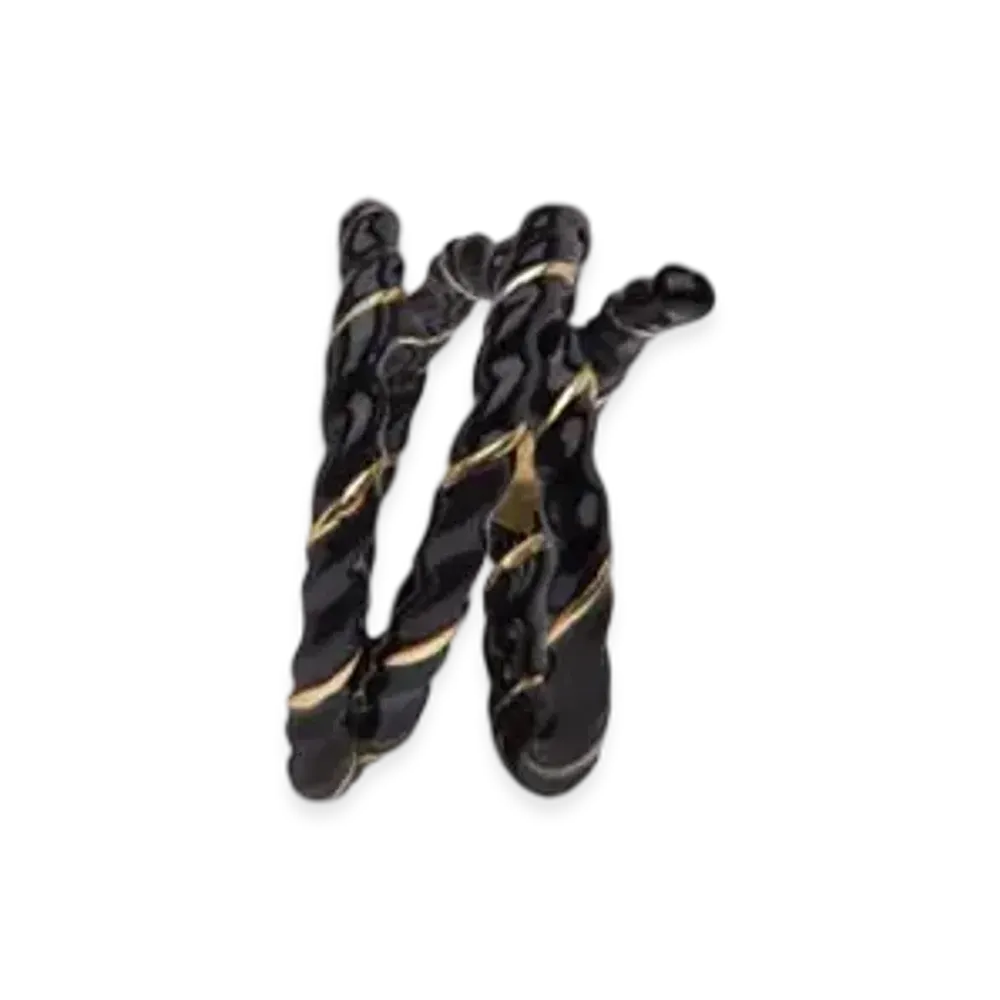 Maison Margiela Laces Ring "Black/Gold"