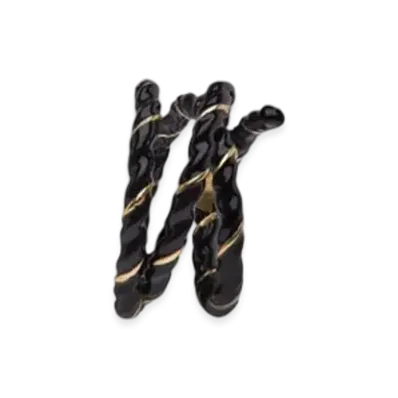 Maison Margiela Laces Ring "Black/Gold"
