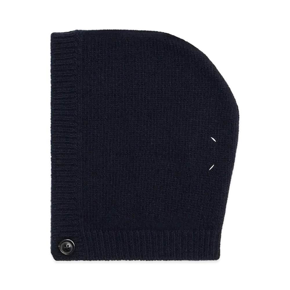 Maison Margiela Wool Knit Hood "Navy"