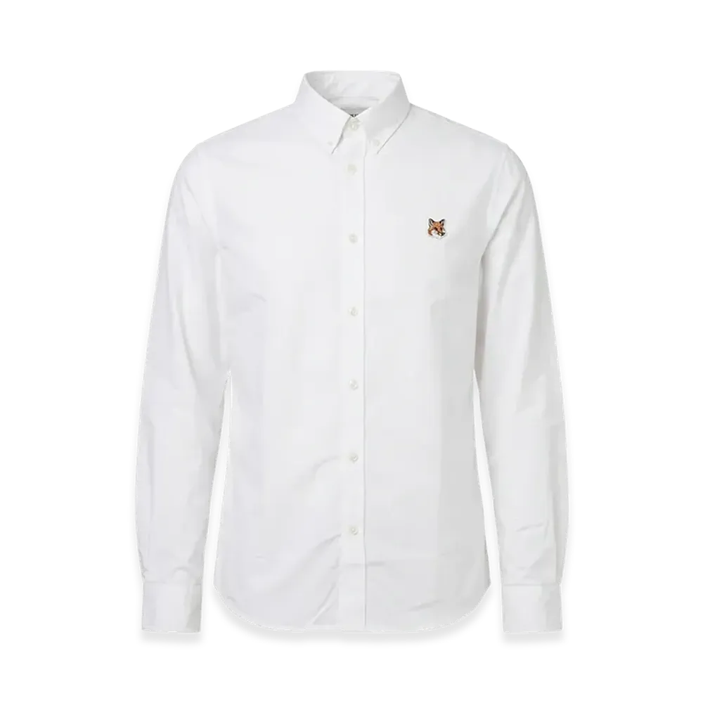 Maison Kitsune Mini Fox Head Classic Shirt "White"
