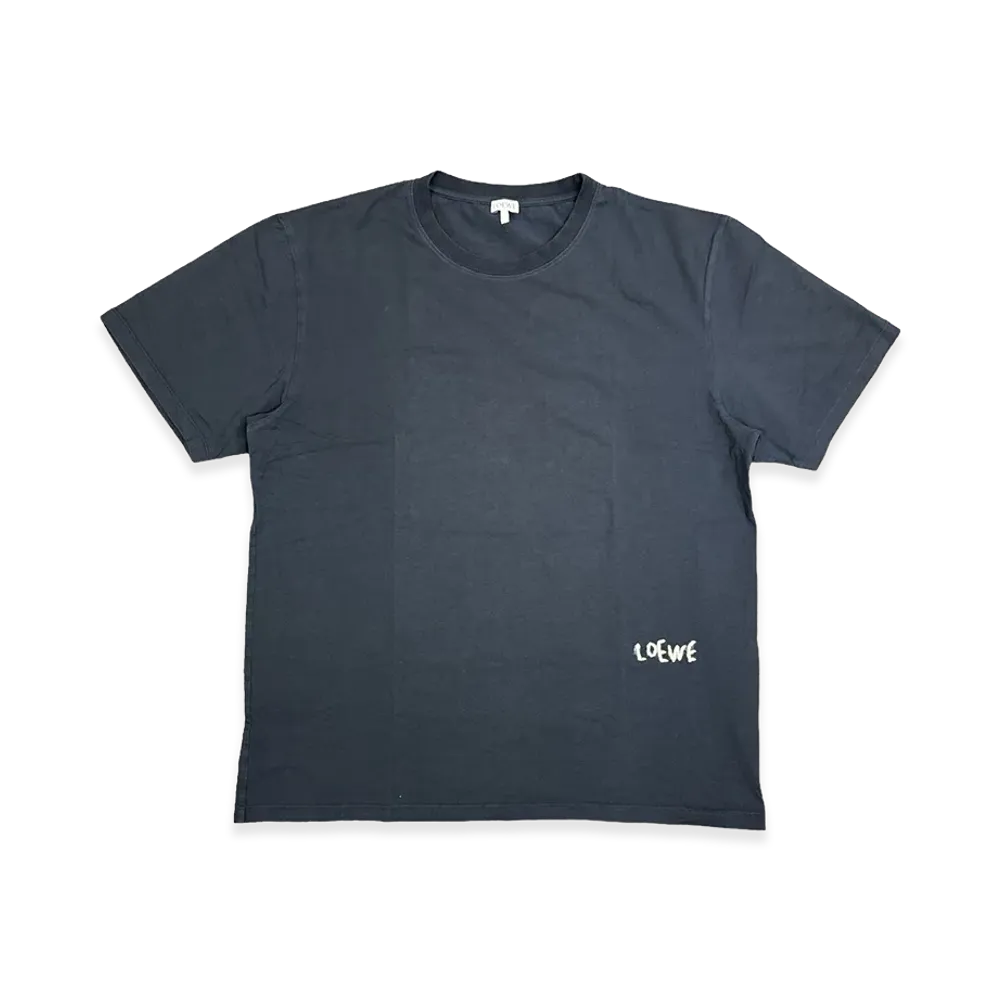 LOEWE Embroidered T-Shirt "Navy"