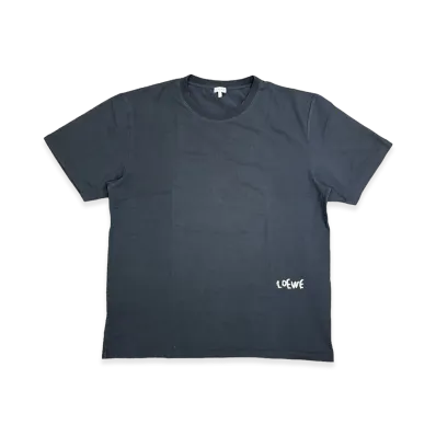 LOEWE Embroidered T-Shirt "Navy"