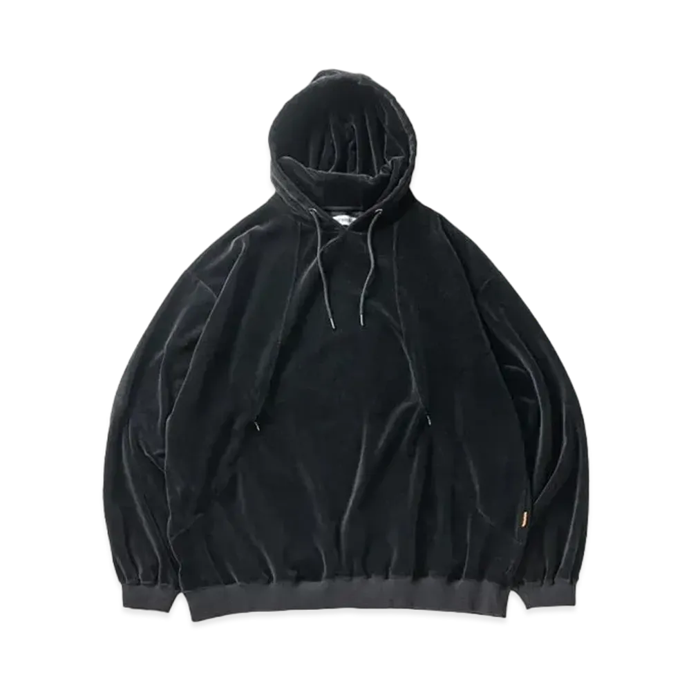 TIGHTBOOTH Velour Hoodie "Black"