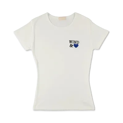 WIND AND SEA Front Logo Mini Tee(Heart) "White"