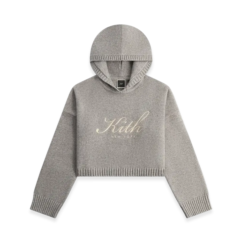 Kithmas Women Freja Cropped New York Hoodie "Graphite"