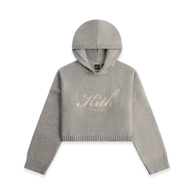 Kithmas Women Freja Cropped New York Hoodie "Graphite"